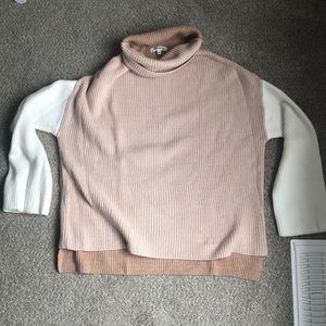 color block sweater